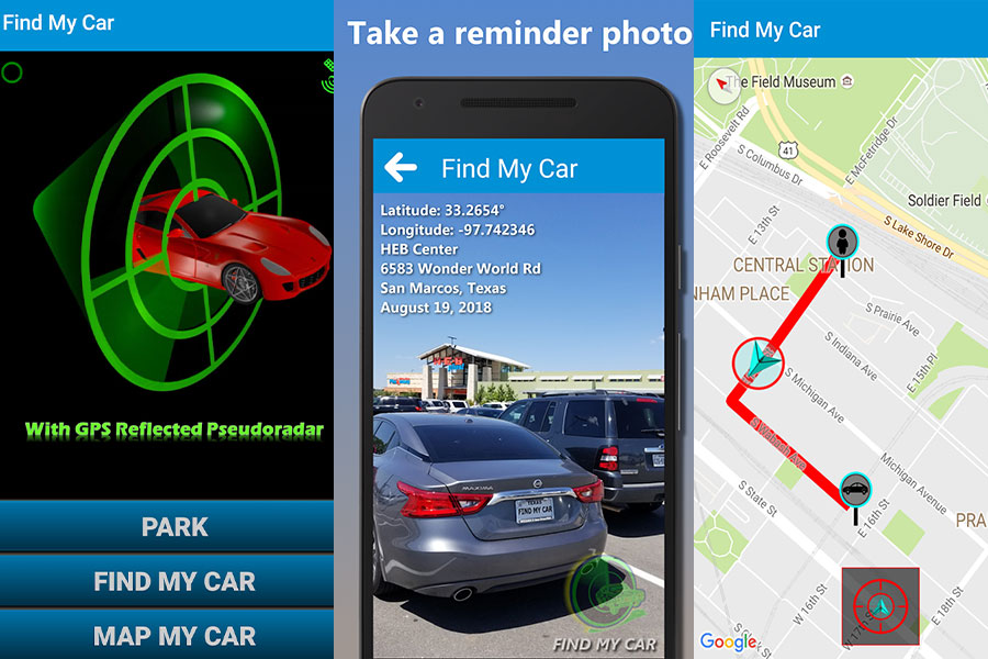 برنامه Find My Car – GPS Navigation برای اندروید