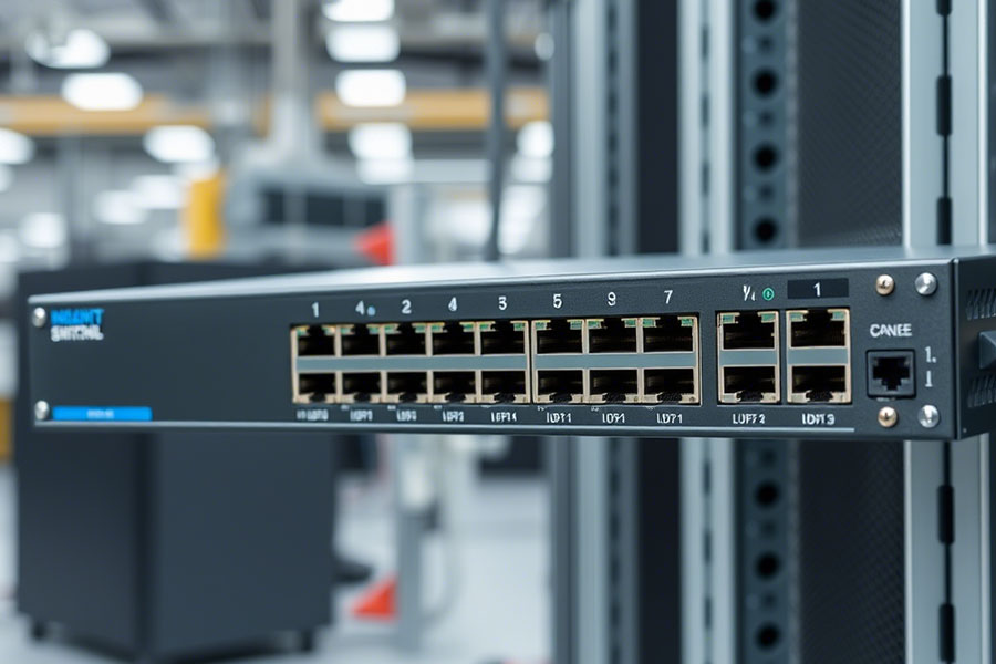 معیارهای مهم در انتخاب بهترین Industrial switch  برای پروژه‌ های بزرگ